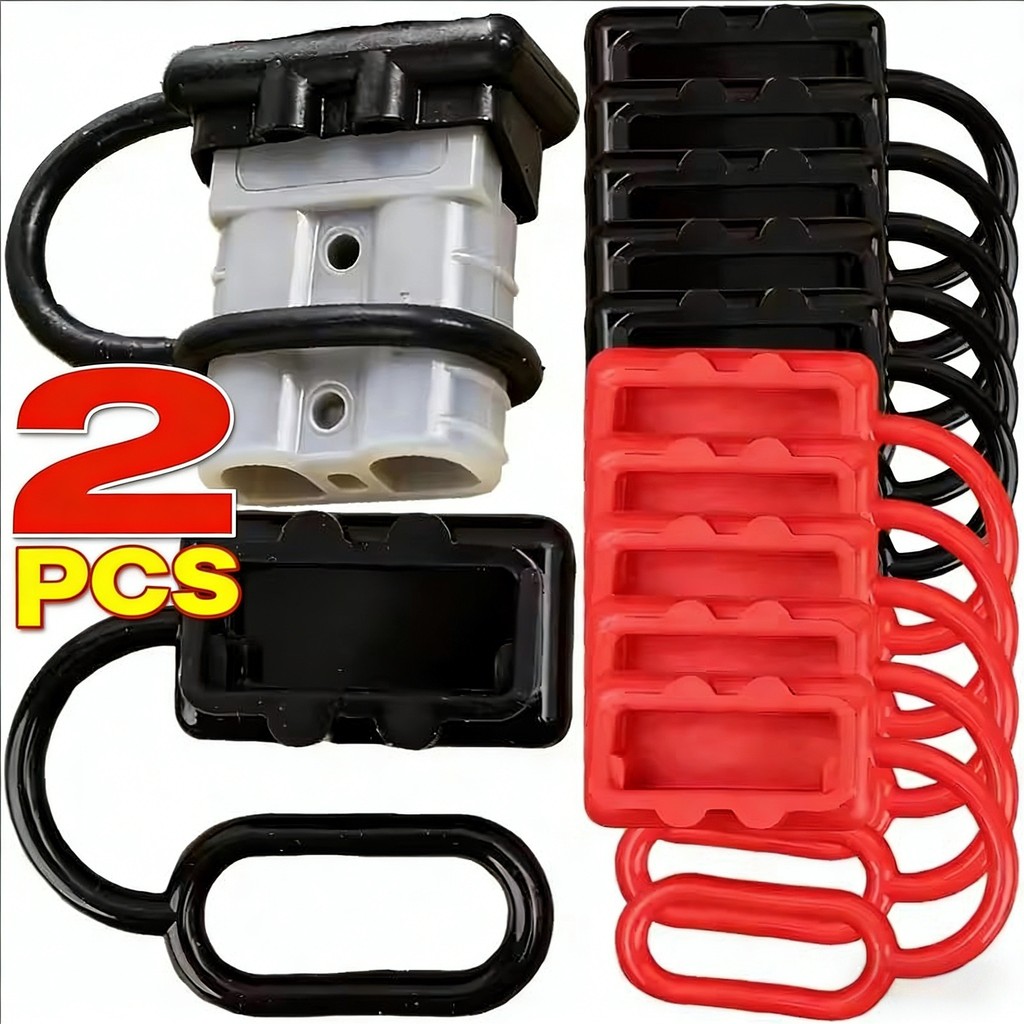 Vỏ bụi silicon Anderson 50A / 120A Chống bụi chống nước, Thiết kế màu đen đỏ cho kết nối năng lượng mặt trời Caravan, Con dấu chịu thời tiết