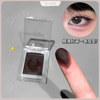 Hui.Natural Monochrome Eyeshadow Cream.Natural Không dễ nhòe Không có sương mù lông cừu khô
