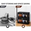 Hộp đựng dây tóc TOPTOOLCX, có thể chứa 6 cuộn dây tóc Hộp lưu trữ dây tóc in chống ẩm, Công cụ lưu trữ dây tóc có thể nhìn thấy chống bụi