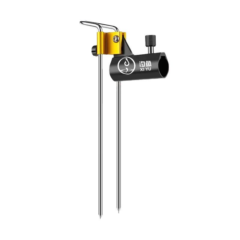 Giá đỡ cần câu cá đa năng kiểu mới, đế cắm đất chắc chắn cho cần lớn, hỗ trợ pháo hoa, phù hợp câu cá dã ngoại