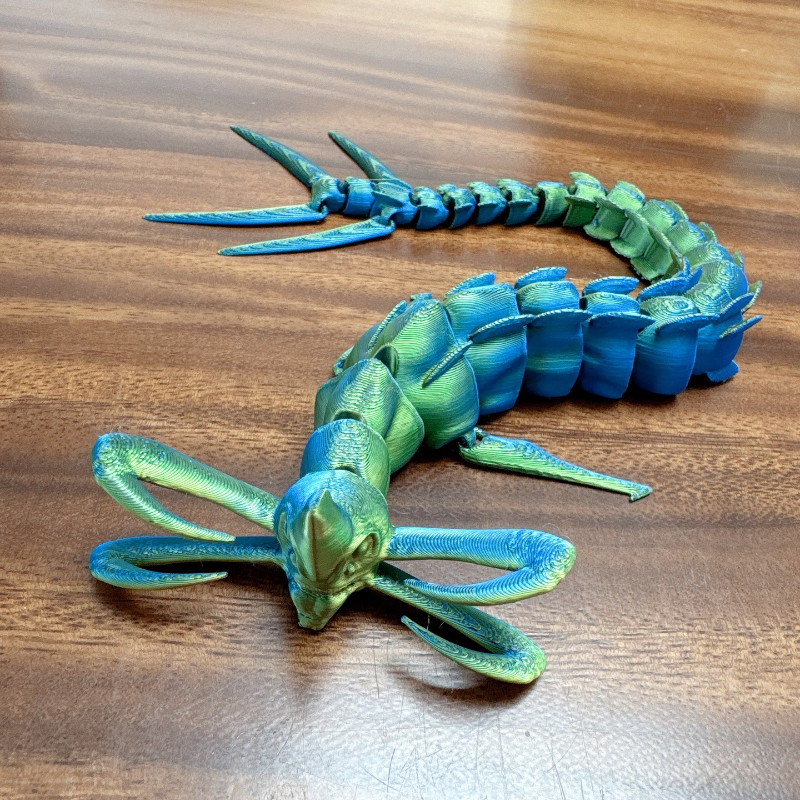 【SKISOPGO】Đồ chơi in 3D Quái vật biển Nhân vật hành động,Ma Leviathan,El Gran Maja,Quà Tặng,Đồ chơi khớp nối cho