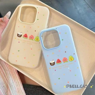 Dành Cho IPhone 17 16 15 14 13 12 11 Pro Max X XR XS Max 78 Plus Phim hoạt hình dưa hấu dừa trường hợp điện thoại