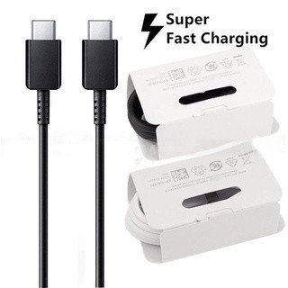 Dây Cáp Sạc Nhanh 25W   3A Samsug, Cáp 2 Đầu Type C to Type C (Hỗ Trợ FlashChager)
