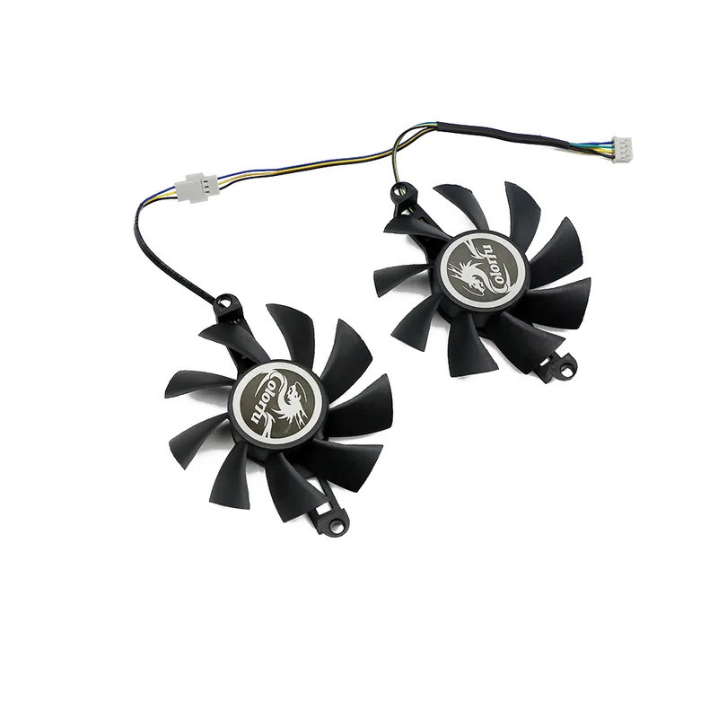 Quạt Làm Mát HL 75MM P106-100 Cho Nhiều Màu Sắc GTX 960 950 1060 1050Ti GTX960 GTX950 GTX1060 iGame GAMING Video card Đồ Họa Quạt