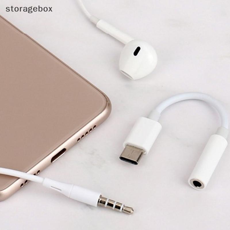 [Hộp lưu trữ] Bộ chuyển đổi Aux Type C sang 3,5mm Type-c Cáp âm thanh 3,5 Ja cho bộ chuyển đổi tai nghe điện thoại Đẹp
