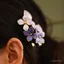 Mới! [Vanyin] Phụ Kiện Tóc Phong Cách Trung Hoa Handmade Văn Hóa Không Duy Trì Filigree Nhung Hoa Kẹp Tóc Tinh Tế Tua Rua Bước Lắc Kẹp Tóc