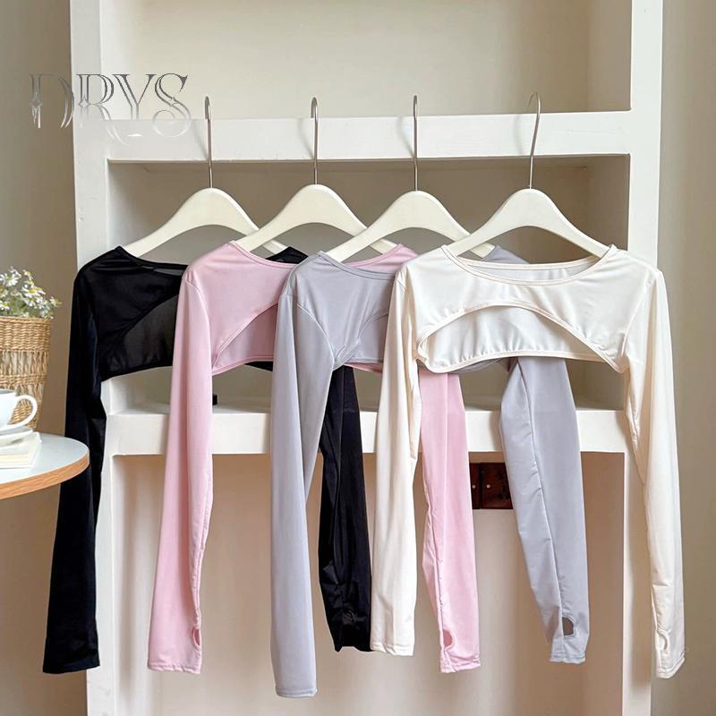 (TFT) Khăn choàng lụa băng tay áo nữ chống nắng chống tia cực tím Găng tay còng cho hoạt động thể thao ngoài trời Golf Chạy câu cá dài Sleev MỚI