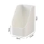 Thùng đựng mỹ phẩm CHEESELY, Hộp đựng cọ trang điểm màu trắng PP, Tổ chức tại nhà Hình dạng hình thang Tiết kiệm không gian Bàn trang điểm đa năng