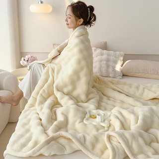 Hàng sẵn có Vận chuyển nhanh 200x230cm Thỏ sang trọng Chăn dày mùa đông Chăn ngủ văn phòng Sofa Chăn nhỏ Lông cừu sữa Lông cừu san hô Chăn nhỏ Cảm giác cao cấp 01