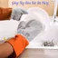Găng Tay Rửa Chén Bằng Kim Loại, Găng Tay Cọ Rửa Xoong Nồi, Găng Tay Dày 3 Lớp Chống Thấm Nước Đa Năng