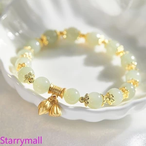 Mới Trung Quốc Ins Niche Lotus Seedpod Vòng Tay Mặc Hàng Ngày Người Bạn Thân Nhất Tình Bạn Tay Món Quà Trang Sức