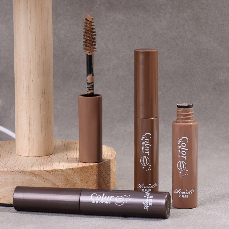 Tự Nhiên Chống Thấm Nước Trang Điểm Eye Brow Gel 3 Màu Lông Mày Tint Sơn Mascara Với Bàn Chải Dụng Cụ Trang Điểm Thân Thiện Với Môi Trường
