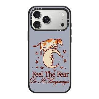 CASECASE X Feel the Fear Case White Camera Ring Edition Matte Đen Cứng Hút Từ Tính Tác Động Dành Cho Apple IPhone 13 14 15 16 17 Pro Max Air Plus Có Hộp