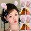 Kẹp Tóc Tiệc Cho Nữ - Tai Thỏ 3D Sang Trọng, Dễ Thương
