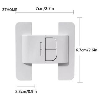 ZTHOME 2 Chiếc Bảo Vệ An Ninh Trẻ Em Khóa Tủ Lạnh Nội Thất Nhà Cửa Tủ Khóa An Toàn Chống Mở Nước Tủ Khóa HOT