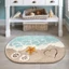 Thảm tắm Bãi biển Thảm phòng tắm Vỏ sò ven biển Sóng sao biển ngộ nghĩnh Cực mềm Tufted Nhanh khô (16 X 24inch)