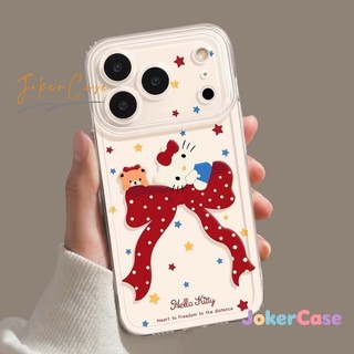 Ốp Lưng Cho IPhone 11 16 17 15 13 14 12 Pro Max 17AIR 15 7 8 Plus X XR Max Bìa mềm hoạt hình năm mới mèo đỏ đỏ