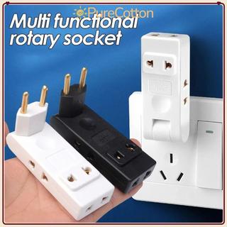 Bộ chuyển đổi phích cắm PURECOTTON0, Bộ mở rộng ổ cắm tường Ổ cắm điện EU, Bộ chuyển đổi nguồn xoay 180 độ an toàn chất lượng cao