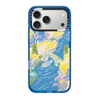 CASECASE X Wonderland Ốp Lưng Bầu Trời Màu Xanh Trong Suốt Cứng Hút Từ Tính Tác Động Dành Cho Apple IPhone 12 13 14 15 16 17 Pro Max Air Plus Có Hộp