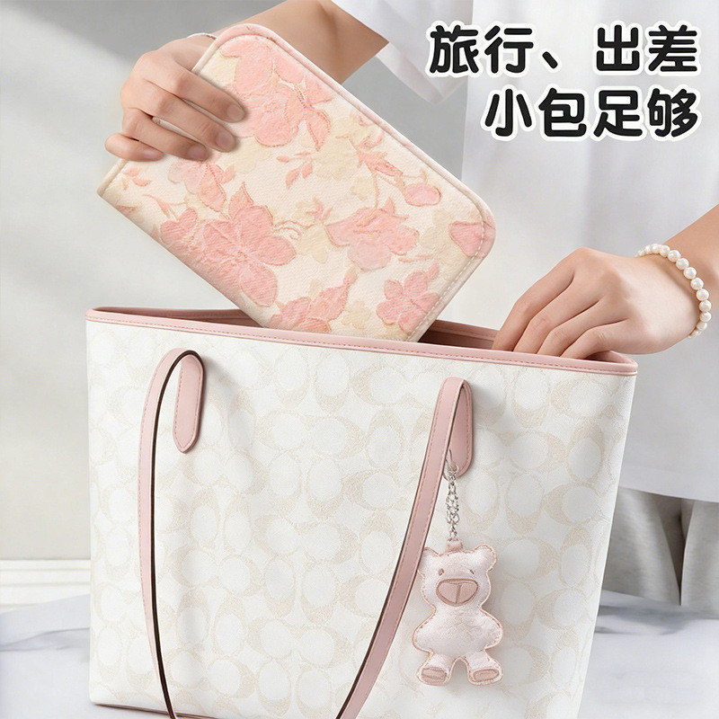 2025 Phong Cách Mới Hộp Trang Sức Cao Cấp Trang Sức Túi Bảo Quản Di Động Du Lịch Chống Oxy Hóa Bông Tai Vòng Cổ Vòng Tay Túi26011506