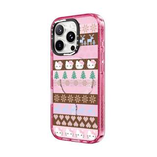 CASECASE X Nai Sừng Tấm Hello Kitty Hồng Fizz Màu Trong Suốt Cứng Hút Từ Tính Tác Động Dành Cho Apple IPhone 12 13 14 15 16 17 Pro Max Air Plus Có Hộp