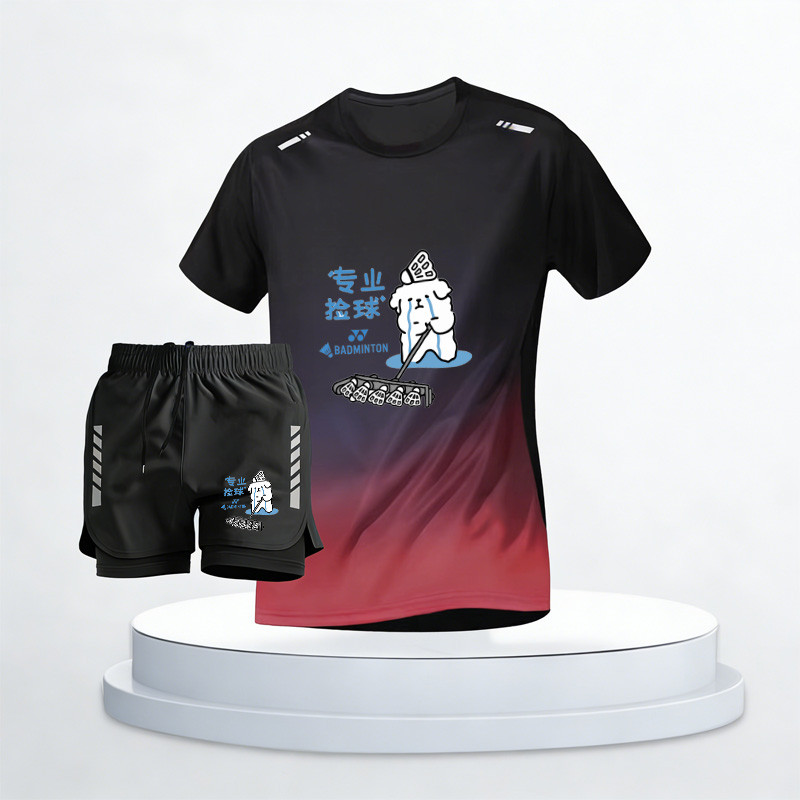 Bộ đồ cầu lông YONEX nhẹ, lưới thoáng khí cho nam nữ, phù hợp chạy bộ và tập thể dục thể thao