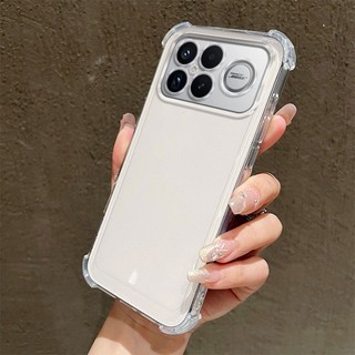 Ốp Điện Thoại Mạ Trong Suốt Cho Xiaomi Poco F8 F7 Pro Ultra C85 C71 Bảo Vệ Camera Chống Rơi Túi Khí Chống Sốc Vỏ Silicon Mềm