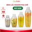 Bình Lắc Shaker Nhựa Trong Suốt – Dung Tích 350ml 530ml 700ml, 1000ml Pha Chế Tiện Lợi