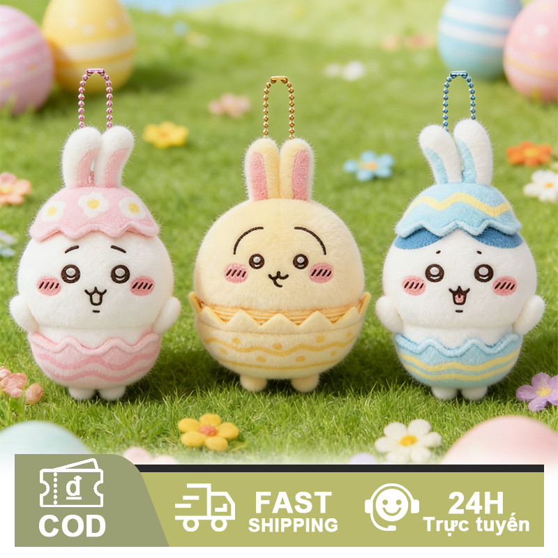 Móc khóa búp bê Chiikawa dễ thương, treo túi xách làm quà tặng mini xinh xắn, Chiikawa Hachiware Usagi