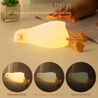 Đèn Ngủ Silicon LED USB Cảm Biến Thời Gian - Quà Tặng Sinh Nhật Giáng Sinh Cho Trẻ Em