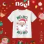 Bé Dành Noël Thiết Cổ Tròn Trẻ Em Áo In Vải
