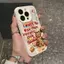 Vintage Bear cho trường hợp iPhone 16 iPhone 14promax All Inclusive 15Plus Tính cách 13 Mới