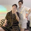 Cặp Đôi Bộ Đồ Ngủ Nữ Ice Silk Tay Ngắn 2025 Mùa Hè Nam Chính Hãng Lụa Plus Kích Thước Loungewear Phù Hợp Với
