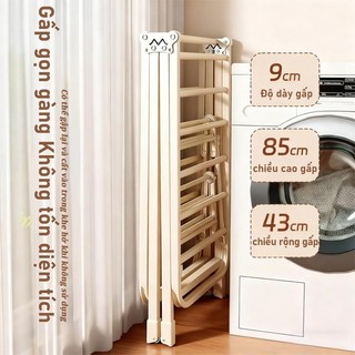 Kệ Treo Quần Ao Gấp Gọn Đôi Cánh Xào Phơi Quần áo Ngoài Trời Khung Kim Loại Chắc Chắn Giàn MinhDùng