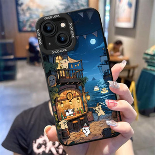 Ốp điện thoại hình chó thanh bên bờ biển cho iPhone 17 / 16 / 15 / 14 / 13 / MINI / 12 / 11 / Pro MAX / X / XS / XR / 7 / 8 / 6 Vỏ bảo vệ toàn diện bằng silicon lỏng chống sốc và chống rơi