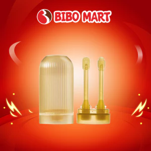 Bộ Bàn Chải Rơ Lưỡi Silicon Mềm Mại Chống Tơ Lưỡi Cho Bé Từ 0 - 18 Tháng Màu Vàng - Bibo Mart