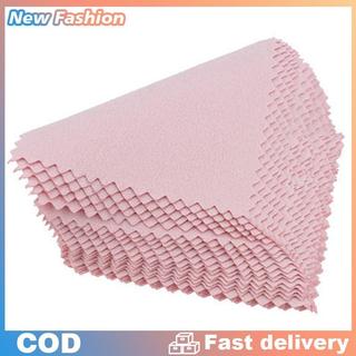 50 pcs khăn đánh bóng bạc Khăn lau bạc Vải lau bạc vải bảo dưỡng trang sức bạc nguyên chất vải lau sạch