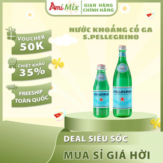 Nước Khoáng Có Ga S.Pellegrino 250ml & 500ml Chai Thủy Tinh