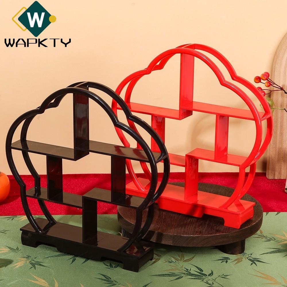 WAPKTY Giá đỡ bánh ngọt đám cưới, Giá đỡ bánh nhiều tầng bằng nhựa, Giá đỡ bánh Cupcake cổ hữu ích phong cách Trung Quốc Lễ kỷ niệm sinh nhật