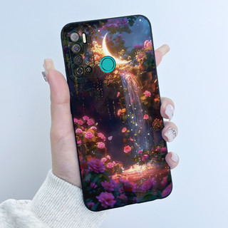 Dành Cho Tecno Pouvoir 4 Pouvoir 4 Pro LC7 LC8 Ốp Lưng Sang Trọng Dễ Thương Thỏ Tình Yêu Ngộ nghĩnh Vỏ Điện Thoại Silicon Đen Bảo Vệ Mặt Sau