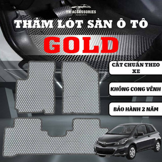 Thảm lót sàn ô tô Toyota Yaris Hatchback TH Accessories Full bộ có Cốp cao su cao cấp chống trượt