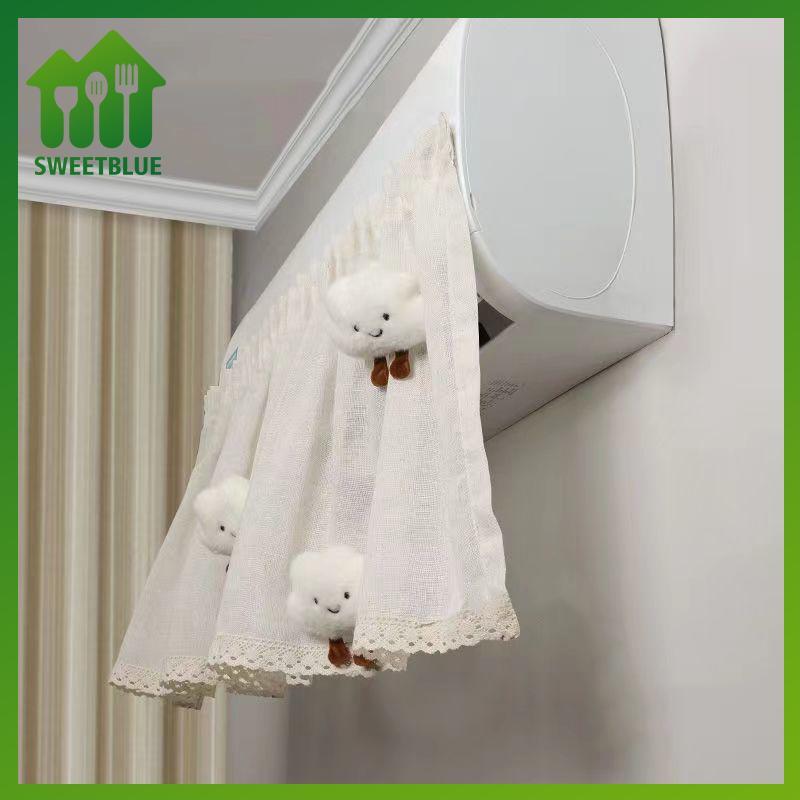SWEET Chống gián tiếp Thổi Điều Hòa Không Khí Bộ Kính Chắn Gió Chống Bụi Dễ Thương Hướng Dẫn Gió Rèm Không Đục Lỗ Có Thể Thu Vào n