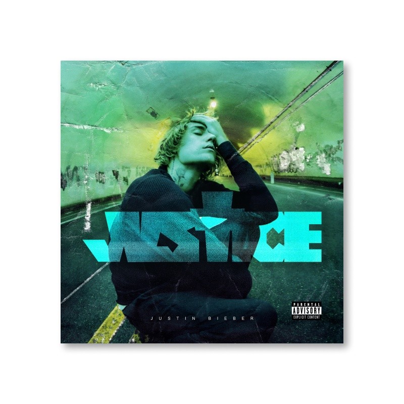 Justin Bieber Bìa Album Canvas Poster Nghệ Thuật Treo Tường Không Khung Cho Phòng Ký Túc Xá Trang Trí Nhà