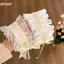 HFSHY Mũ Tai Mèo Ren Và Nơ - Phù Hợp Cho cosplay và Phụ Kiện Tóc Vintage Cho Nữ