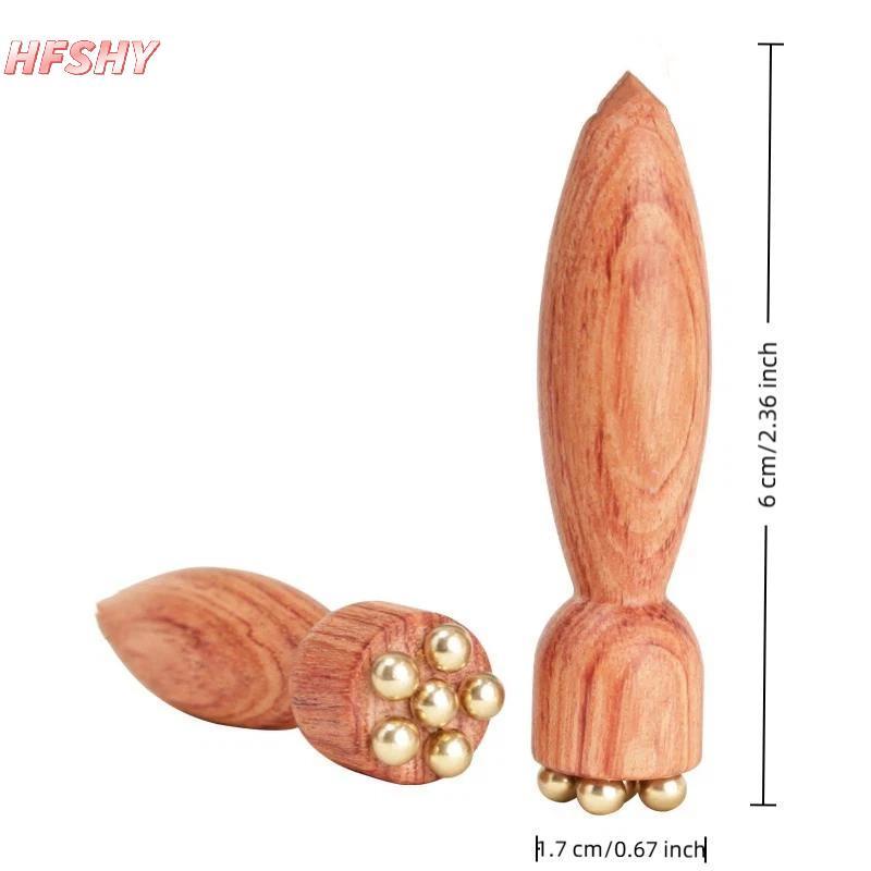 HFSHY Brass Lotus Eye Massage Sti Facial Gua Sha Tool Dụng cụ cầm tay để thư giãn mắt và massage bấm huyệt kinh tuyến VN