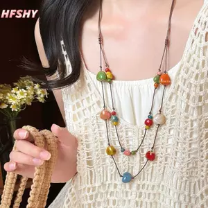 Gốm Nelace nhiều màu sắc, phong cách boho, handmade và điều chỉnh được - Việt Nam