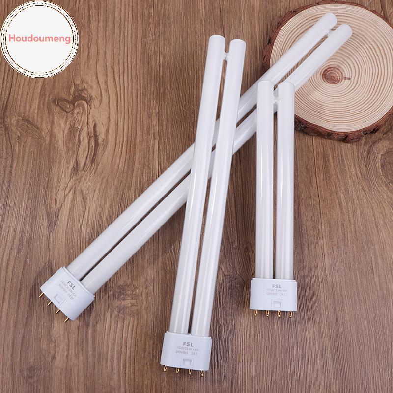 Ống huỳnh quang Hodou 18W 24W 36W Đèn tiết kiệm năng lượng CFL 4 chân Ống đôi Bóng đèn tiết kiệm năng lượng H Ống trắng VN