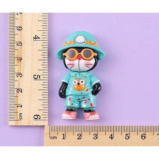 Set charm Doraemon: Băng đảng mèo- Hàng size to, bao ngầu bao chất
