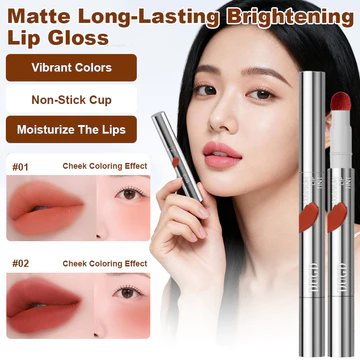 【Màu Lâu Trôi Không Lóa】Son Kem Lì JMY - Son Lì Trang Điểm/Son Giữ Ẩm/Son Kem Làm Trắng Răng/Son Không Thấm Nước