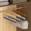 Dụng cụ sắp xếp tủ quần áo CHEESELY, đa chức năng với 10 kẹp móc treo quần áo, Tiết kiệm không gian nâng cấp 360° Móc treo Legging xoay